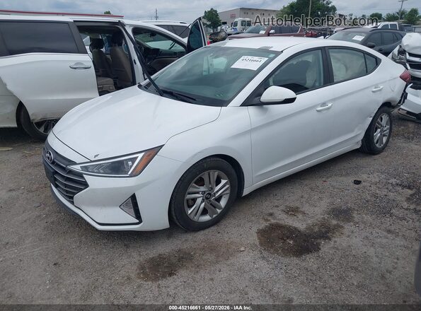 5NPD84LF5LH574540 2020 HYUNDAI ELANTRA White Vista tres cuartos delantera izquierda