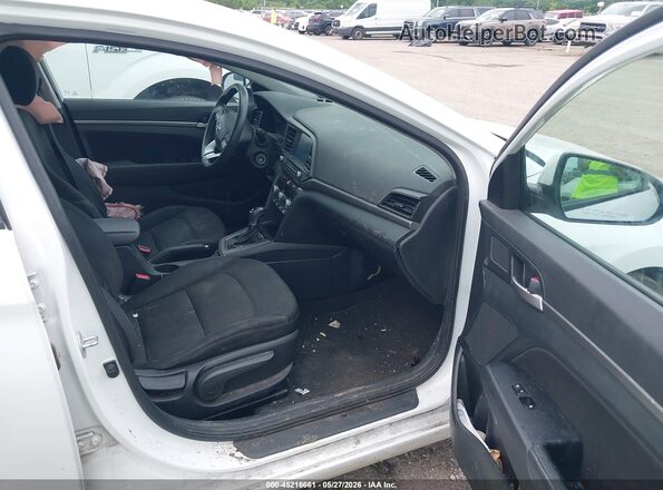 5NPD84LF5LH574540 2020 HYUNDAI ELANTRA White Vista interior delantera