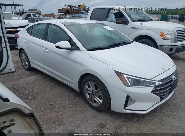 5NPD84LF5LH574540 2020 HYUNDAI ELANTRA White Vista interior de 360 grados