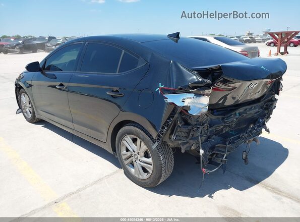 5NPD84LF5LH580886 2020 HYUNDAI ELANTRA Black Հետևի ձախ