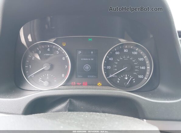 5NPD84LF6HH024142 2017 HYUNDAI ELANTRA Silver Widok tylnych siedzeń