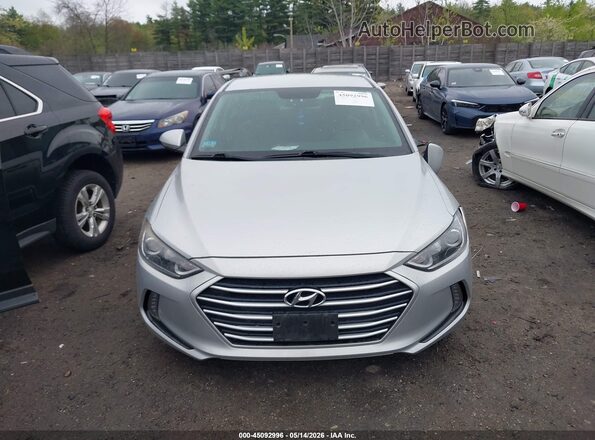 5NPD84LF6HH024142 2017 HYUNDAI ELANTRA Silver Widok zestawu wskaźników