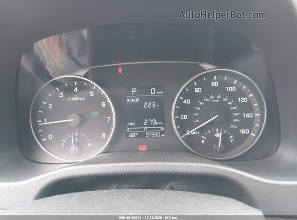 5NPD84LF6HH025713 2017 HYUNDAI ELANTRA Черный Вид задних сидений