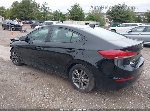 5NPD84LF6HH025713 2017 HYUNDAI ELANTRA Черный Задняя левая четверть