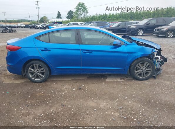 5NPD84LF6HH026148 2017 HYUNDAI ELANTRA Blue 