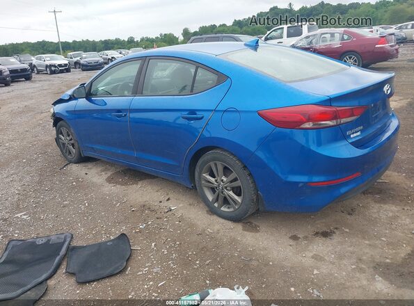 5NPD84LF6HH026148 2017 HYUNDAI ELANTRA Blue 