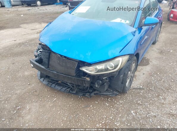 5NPD84LF6HH026148 2017 HYUNDAI ELANTRA Blue 