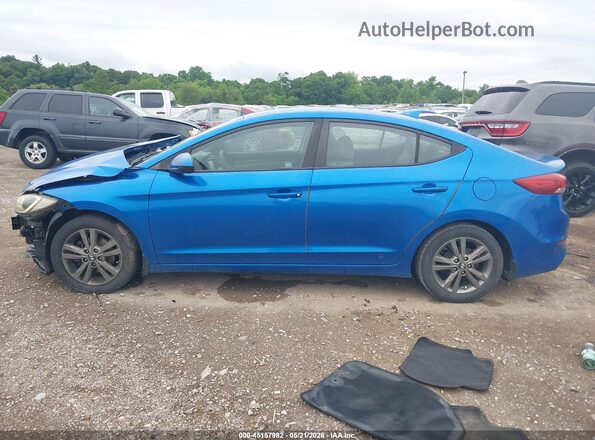 5NPD84LF6HH026148 2017 HYUNDAI ELANTRA Blue 