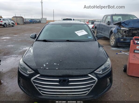 5NPD84LF6HH203376 2017 HYUNDAI ELANTRA Black ხელსაწყოთა პანელის ხედი