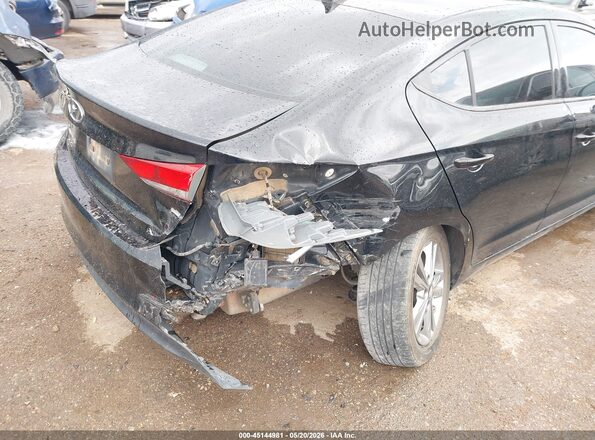 5NPD84LF6HH203376 2017 HYUNDAI ELANTRA Black წინა ხედი