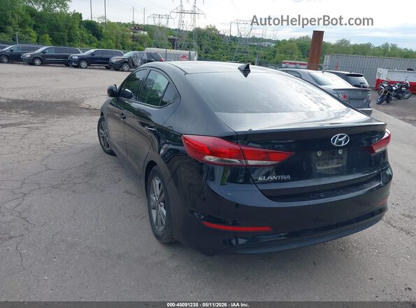 5NPD84LF6HH206732 2017 HYUNDAI ELANTRA Black Հետևի ձախ