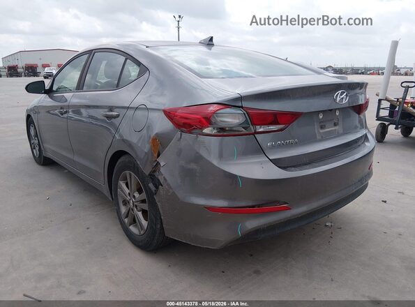5NPD84LF6JH252518 2018 HYUNDAI ELANTRA Серый Задняя левая четверть