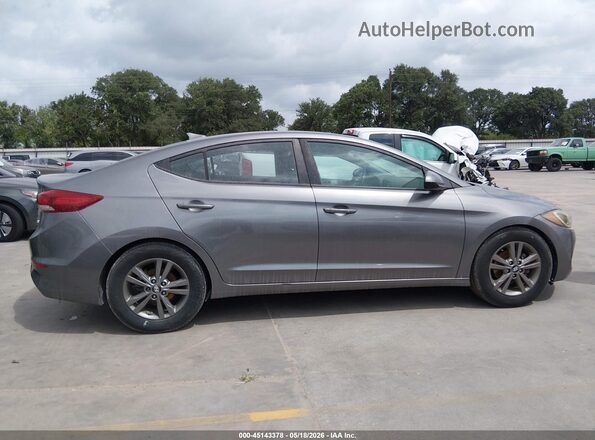 5NPD84LF6JH252518 2018 HYUNDAI ELANTRA Серый Вид задней части салона