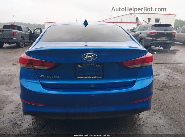 5NPD84LF6JH253166 2018 HYUNDAI ELANTRA Blue 