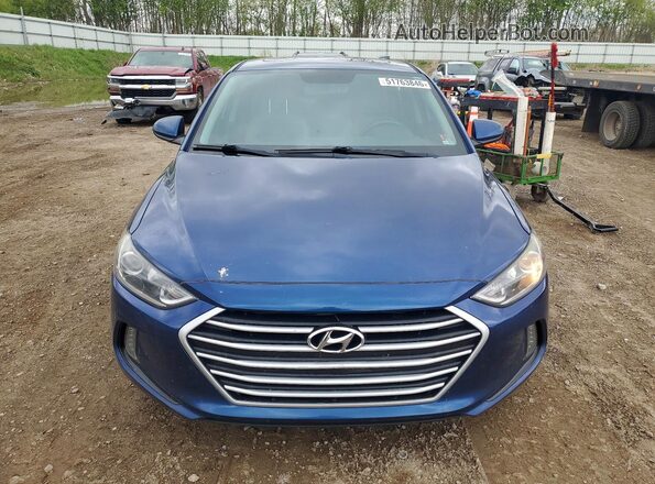 5NPD84LF6JH285406 2018 HYUNDAI ELANTRA Blue Դիմացի տեսք