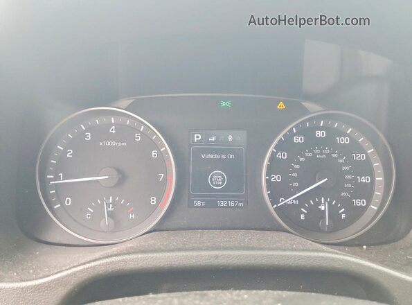 5NPD84LF6JH285406 2018 HYUNDAI ELANTRA Blue Սարքավորումների վահանակի տեսք