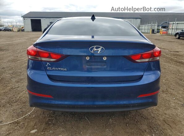 5NPD84LF6JH285406 2018 HYUNDAI ELANTRA Blue Հետևի տեսք