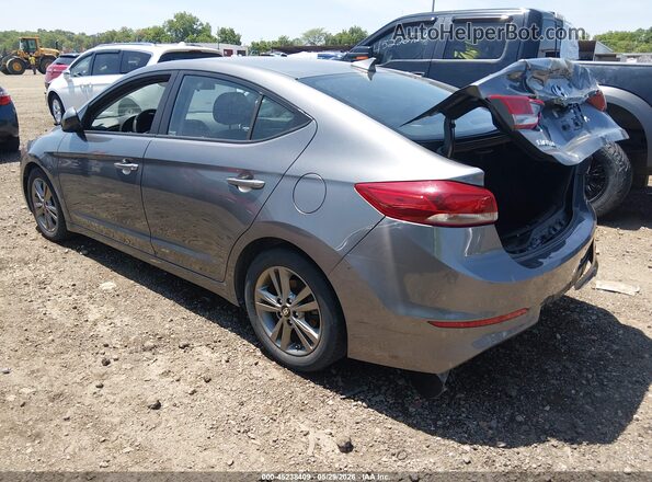 5NPD84LF6JH286409 2018 HYUNDAI ELANTRA Gray 