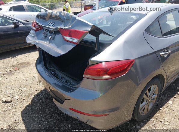 5NPD84LF6JH286409 2018 HYUNDAI ELANTRA Gray 