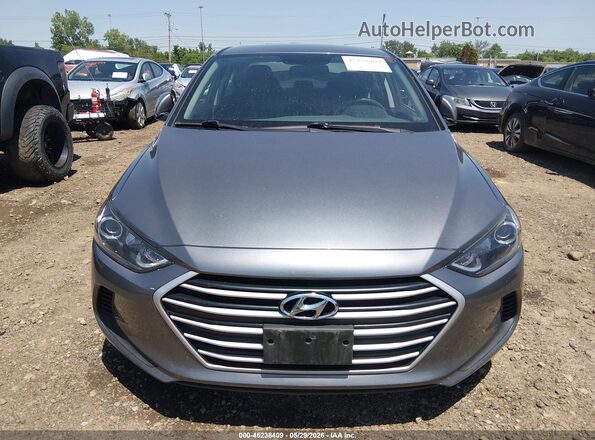 5NPD84LF6JH286409 2018 HYUNDAI ELANTRA Gray 