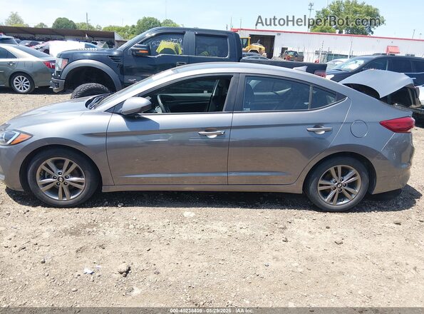 5NPD84LF6JH286409 2018 HYUNDAI ELANTRA Gray 