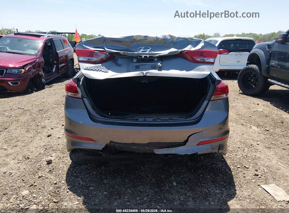 5NPD84LF6JH286409 2018 HYUNDAI ELANTRA Gray 