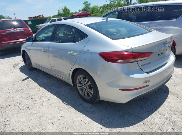 5NPD84LF6JH315813 2018 HYUNDAI ELANTRA Silver Rear left
