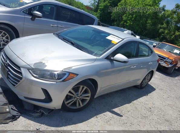 5NPD84LF6JH315813 2018 HYUNDAI ELANTRA Silver Front left