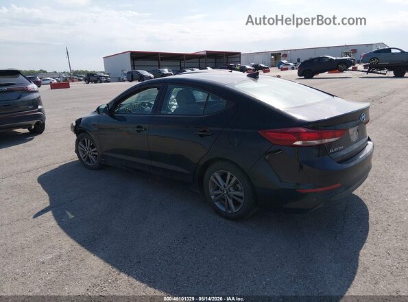 5NPD84LF6JH349685 2018 HYUNDAI ELANTRA Черный Задняя левая четверть