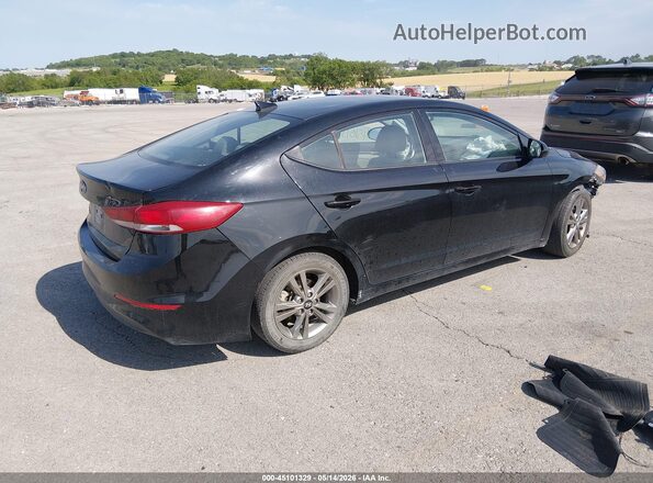 5NPD84LF6JH349685 2018 HYUNDAI ELANTRA Черный Задняя правая четверть