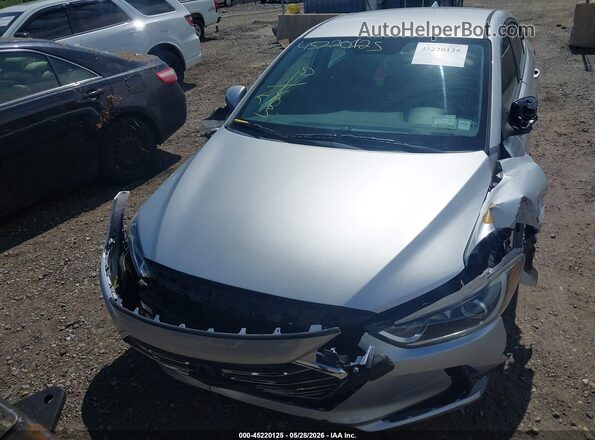 5NPD84LF6JH356796 2018 HYUNDAI ELANTRA Серебряный Вид щитка приборов