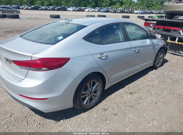 5NPD84LF6JH356796 2018 HYUNDAI ELANTRA Серебряный Задняя правая четверть
