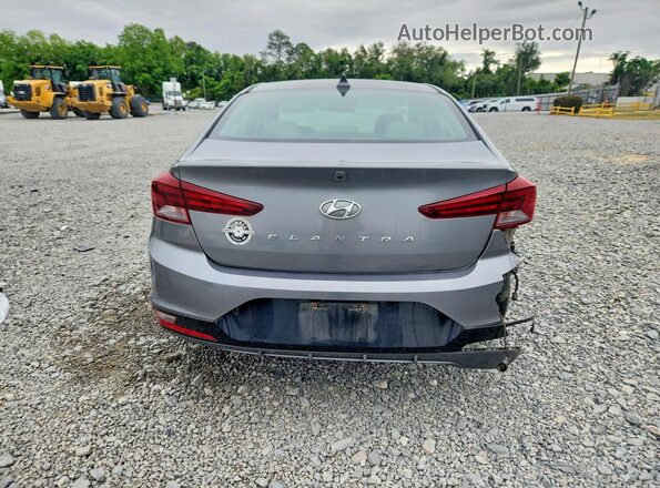 5NPD84LF6KH462120 2019 HYUNDAI ELANTRA Gray Rear view