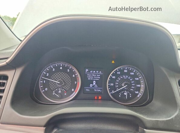 5NPD84LF6KH462120 2019 HYUNDAI ELANTRA Gray Instrument cluster view