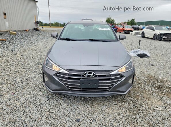 5NPD84LF6KH462120 2019 HYUNDAI ELANTRA Gray Front view