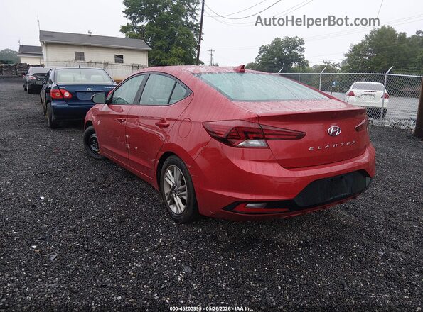 5NPD84LF6LH522074 2020 HYUNDAI ELANTRA Red Rear left