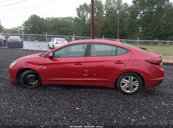 5NPD84LF6LH522074 2020 HYUNDAI ELANTRA Red 360 interior view