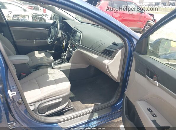 5NPD84LF6LH558539 2020 HYUNDAI ELANTRA Blue წინა სალონის ხედი