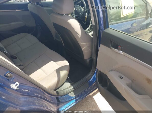 5NPD84LF6LH558539 2020 HYUNDAI ELANTRA Blue VIN კოდის სტიკერის ხედი