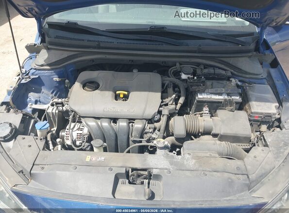 5NPD84LF6LH558539 2020 HYUNDAI ELANTRA Blue უკანა ხედი