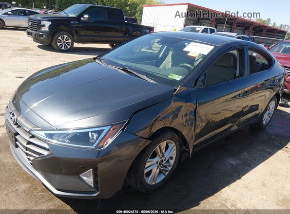 5NPD84LF6LH566396 2020 HYUNDAI ELANTRA Gray Przód lewy