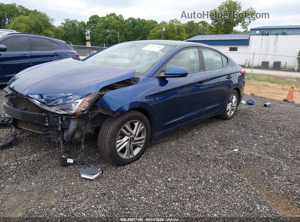 5NPD84LF6LH570223 2020 HYUNDAI ELANTRA Blue Front left
