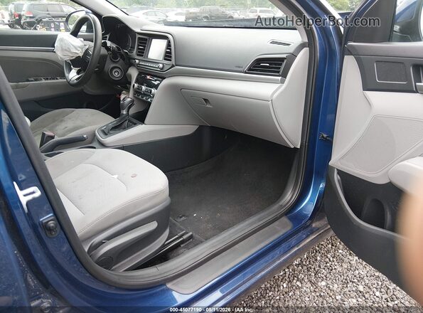 5NPD84LF6LH570223 2020 HYUNDAI ELANTRA Blue Front interior view