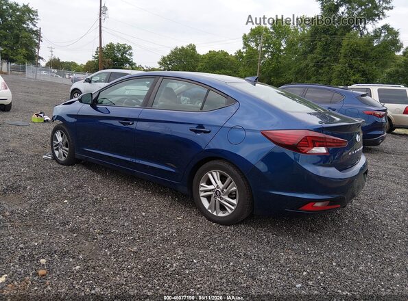 5NPD84LF6LH570223 2020 HYUNDAI ELANTRA Blue Rear left