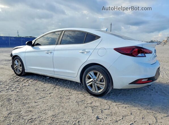 5NPD84LF6LH575499 2020 HYUNDAI ELANTRA White Հետևի ձախ