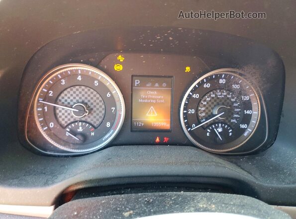 5NPD84LF6LH575499 2020 HYUNDAI ELANTRA White Սարքավորումների վահանակի տեսք