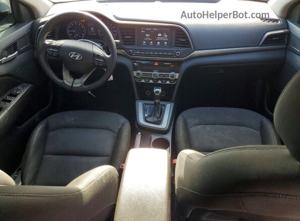 5NPD84LF6LH575499 2020 HYUNDAI ELANTRA White Առջևի վահանակի տեսք
