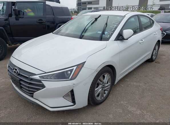 5NPD84LF6LH579231 2020 HYUNDAI ELANTRA Белый Передняя левая четверть