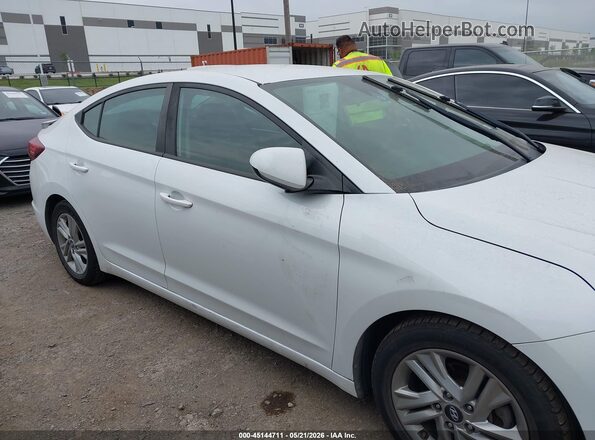 5NPD84LF6LH579231 2020 HYUNDAI ELANTRA Белый Вид задней части салона