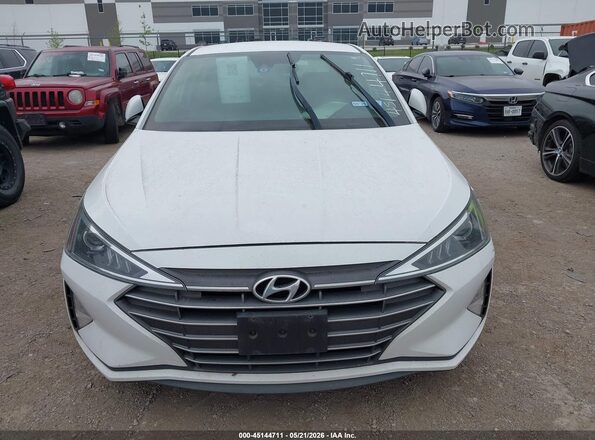 5NPD84LF6LH579231 2020 HYUNDAI ELANTRA Белый Вид щитка приборов